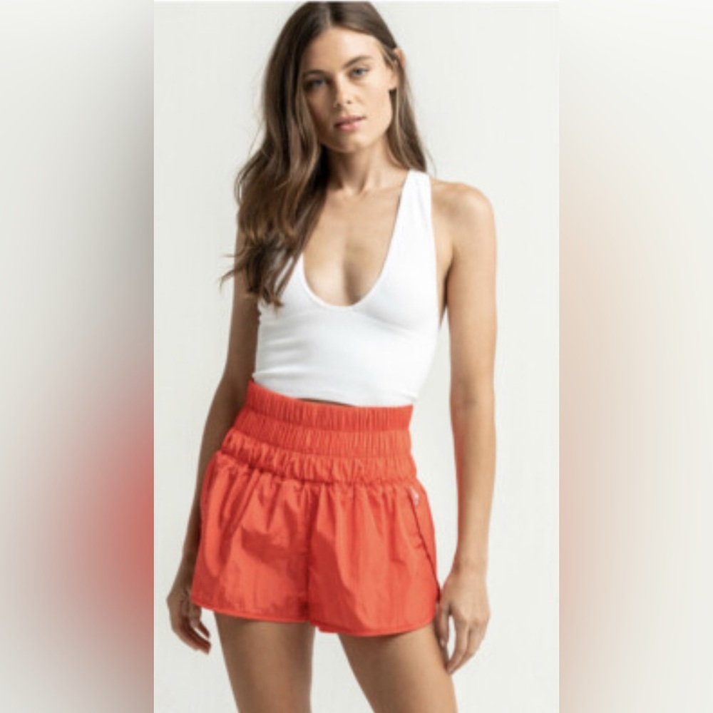 FP Movement The Way Home shorts red cherry crush Medium